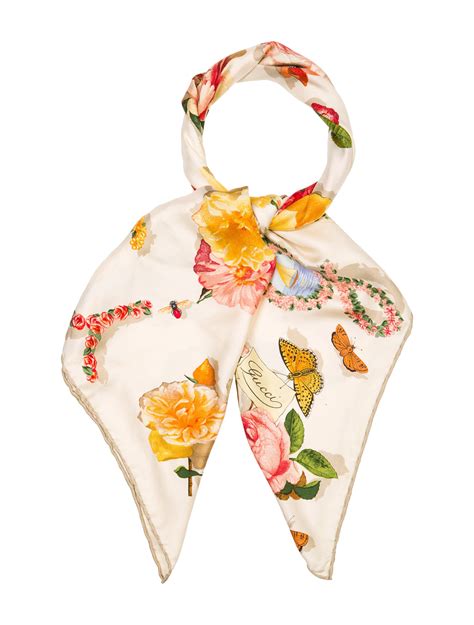 gucci flora scarf history|gucci scarf with flowers.